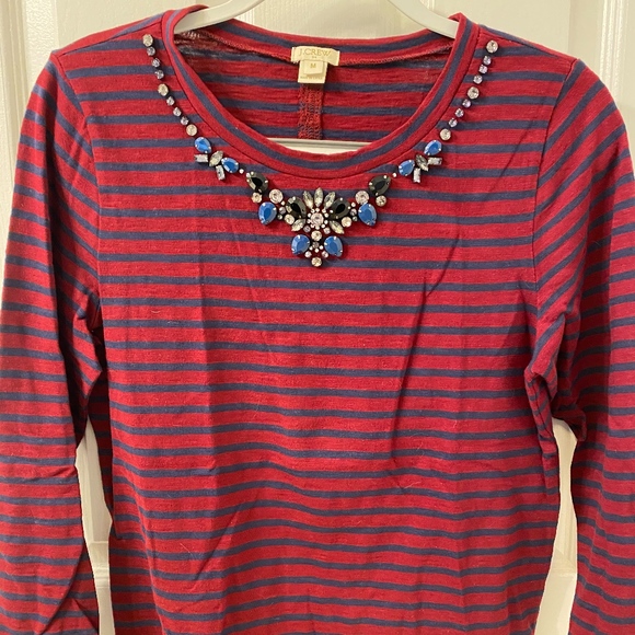 J. Crew Tops - J. Crew Women's Shirt with Jewel Collar